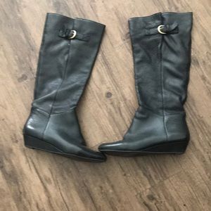 Black boots Steve Madden 7.5 intyce